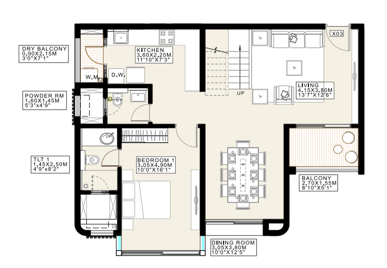 Lower Level floor plan